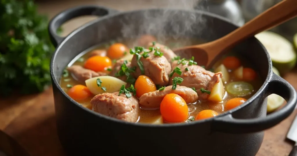 Bauerntopf – Eintopf mit Hackfleisch und Kartoffeln