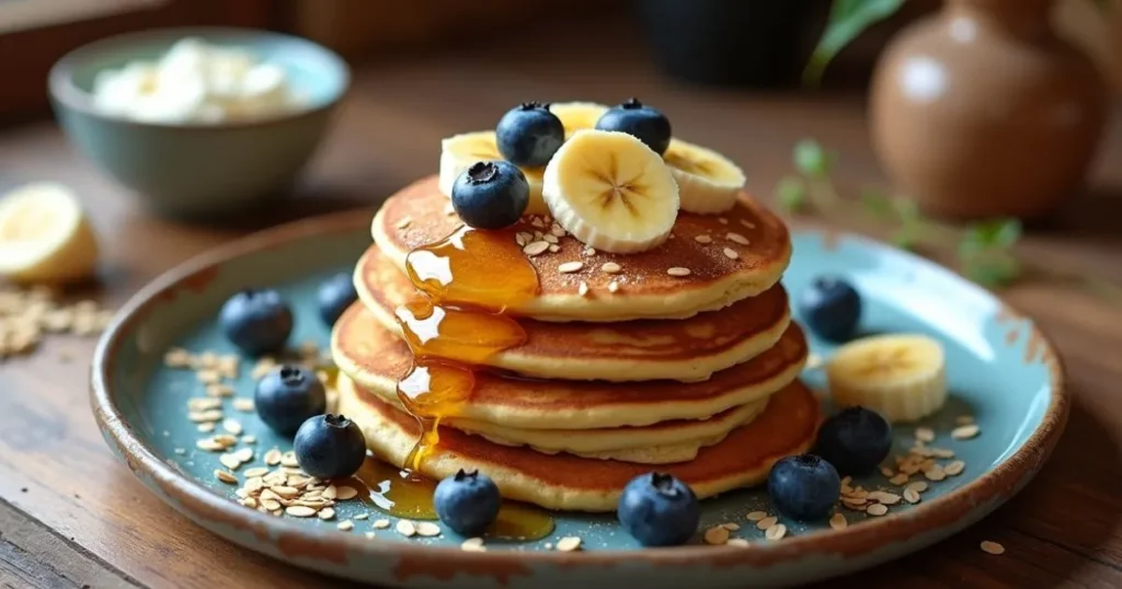 Das beste Protein Pancakes Rezept : In 10 Minuten fertig & super fluffig