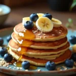 Das beste Protein Pancakes Rezept : In 10 Minuten fertig & super fluffig