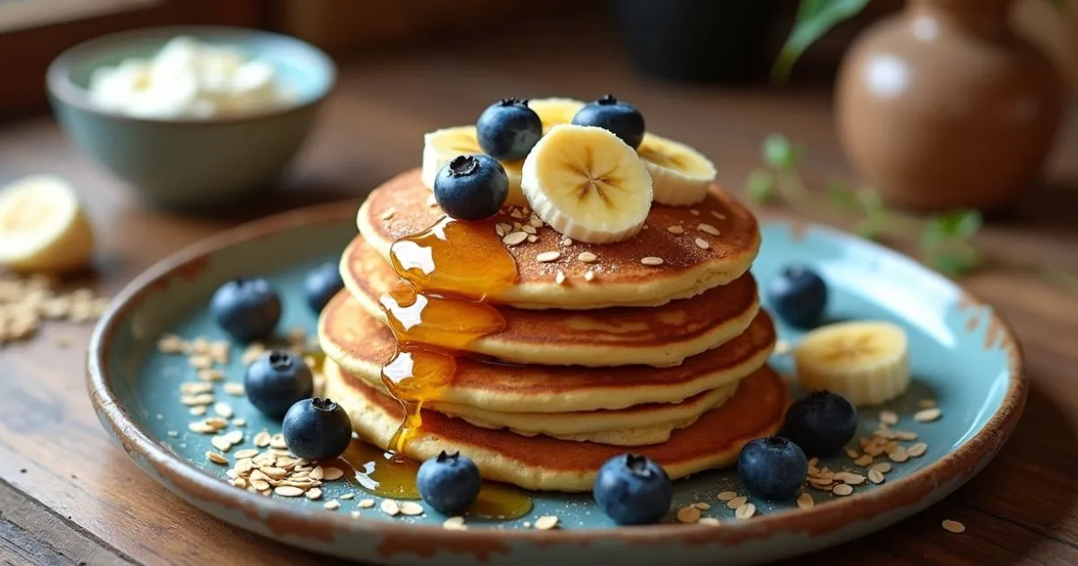 Das beste Protein Pancakes Rezept : In 10 Minuten fertig & super fluffig