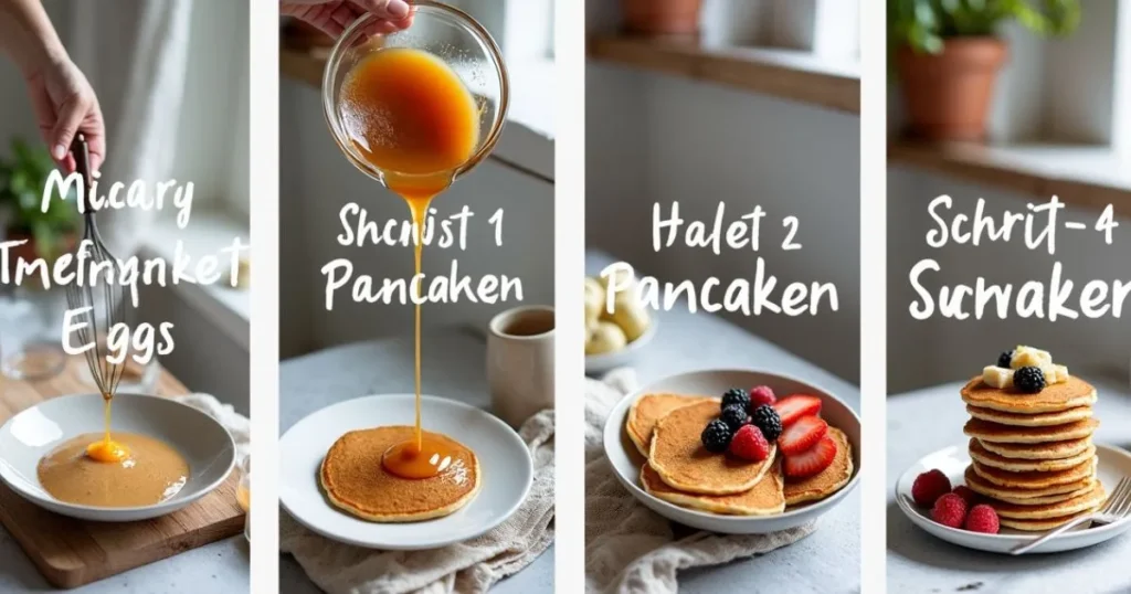 Das beste Protein Pancakes Rezept : In 10 Minuten fertig & super fluffig