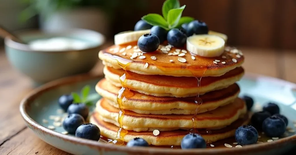 Das beste Protein Pancakes Rezept : In 10 Minuten fertig & super fluffig